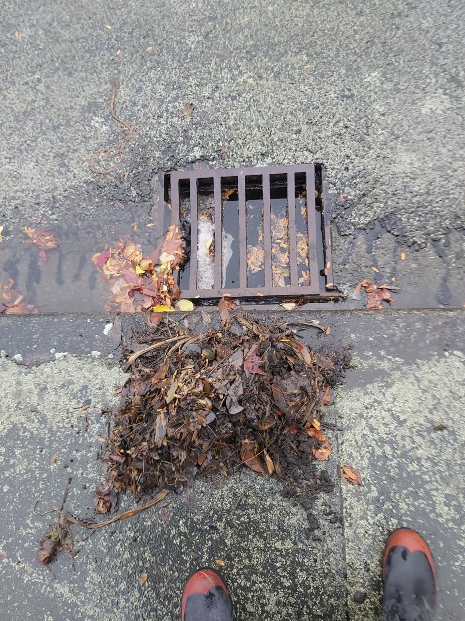 The photograph attached to this wastewater/stormwater report