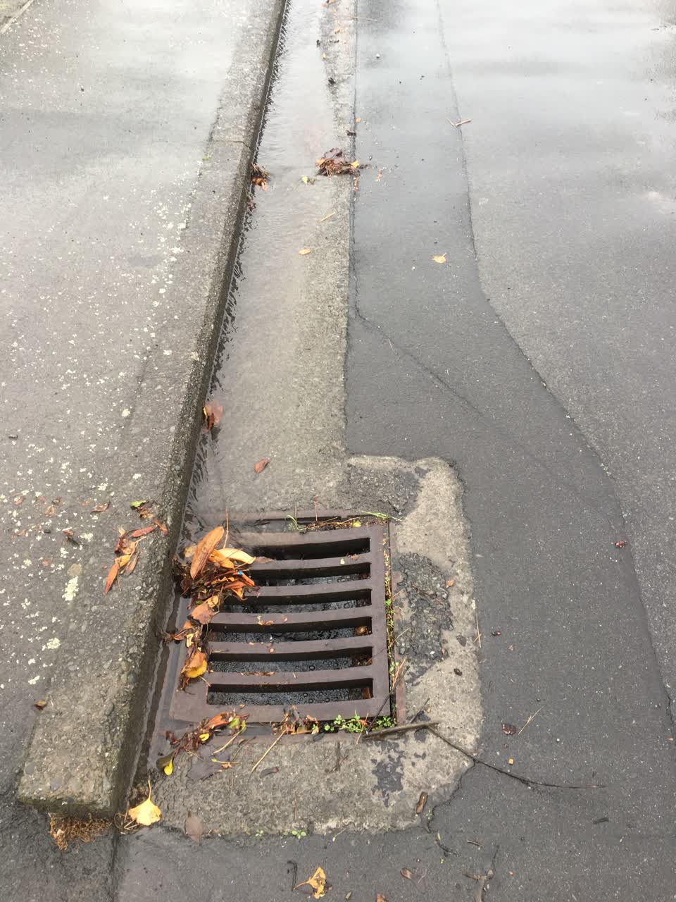 The photograph attached to this wastewater/stormwater report