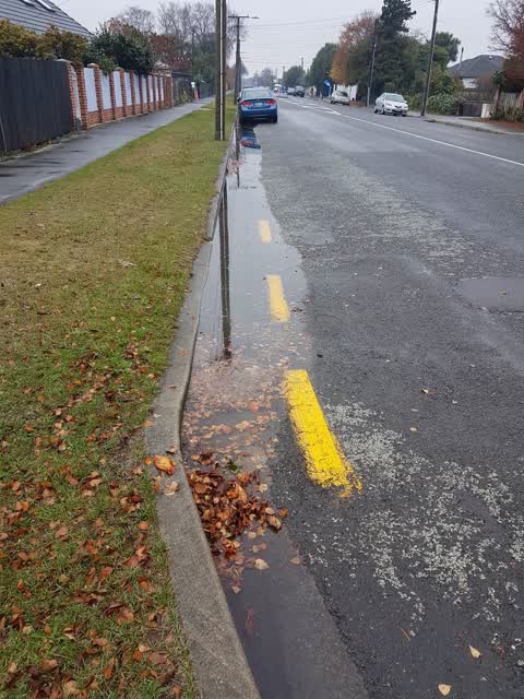 Flooding, a report photo