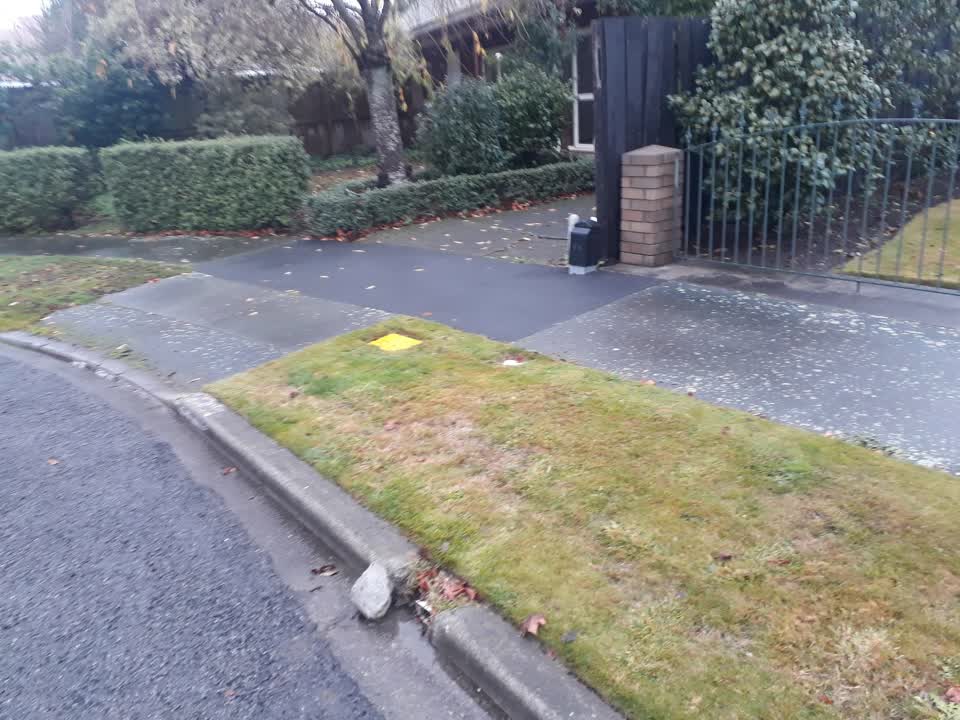 The photograph attached to this wastewater/stormwater report