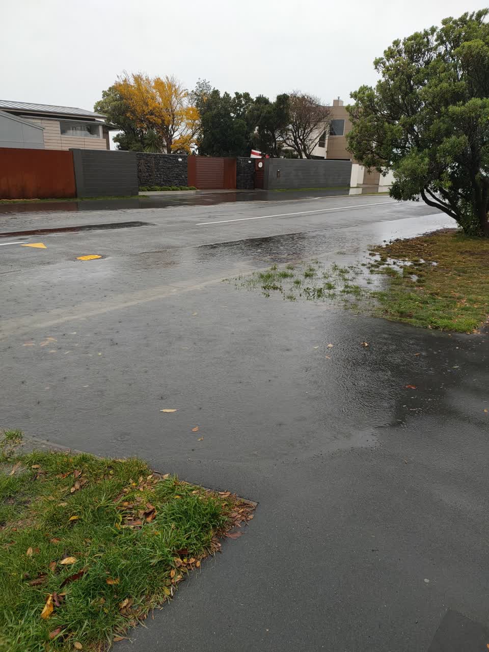 The photograph attached to this flooding report