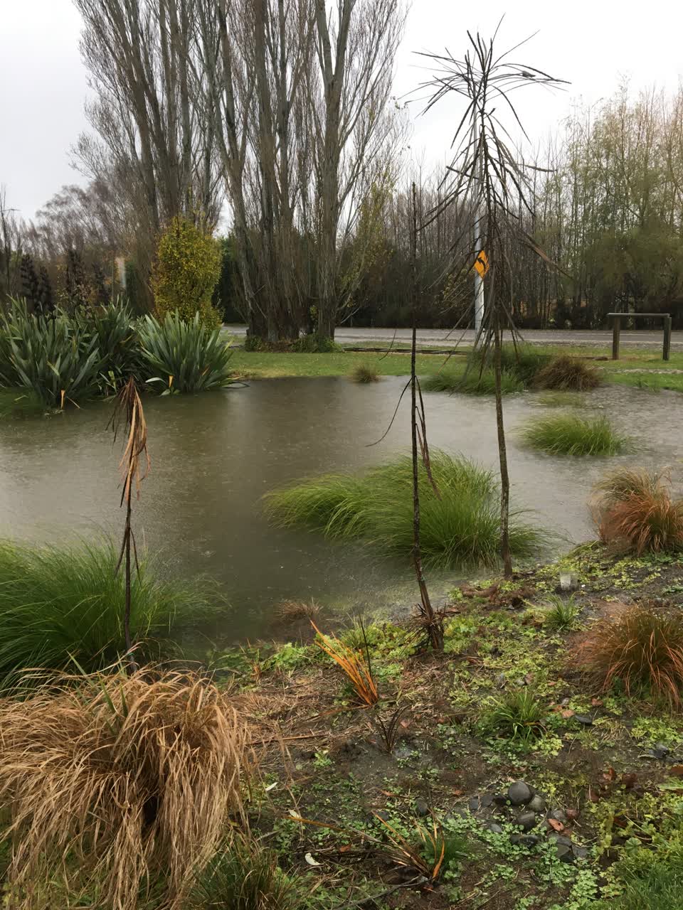 The photograph attached to this flooding report