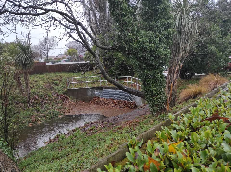 The photograph attached to this wastewater/stormwater report