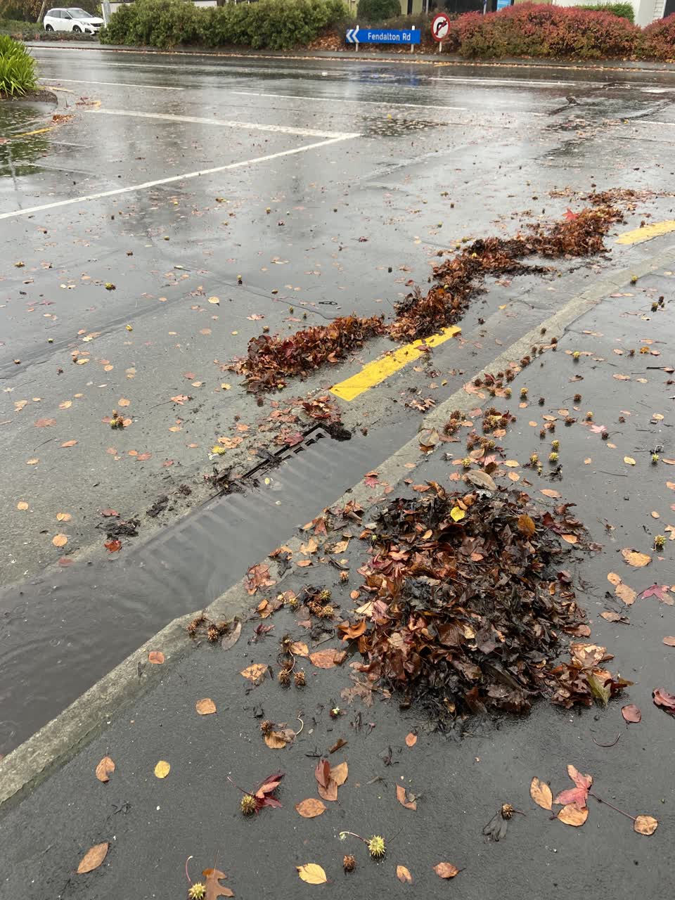 The photograph attached to this wastewater/stormwater report