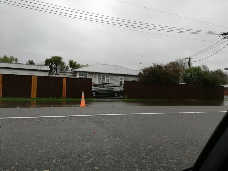 The photograph attached to this flooding report
