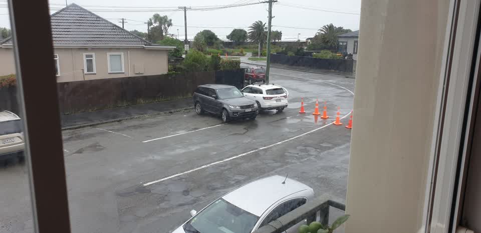 The photograph attached to this flooding report