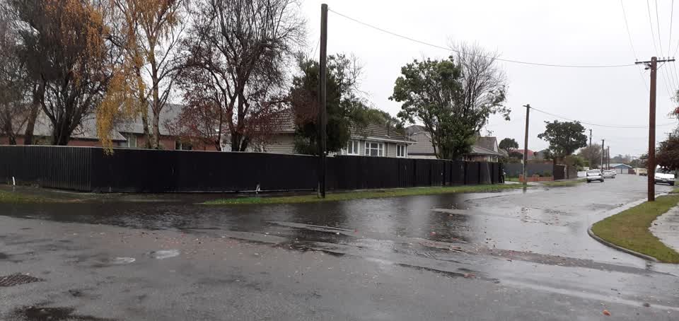 The photograph attached to this flooding report