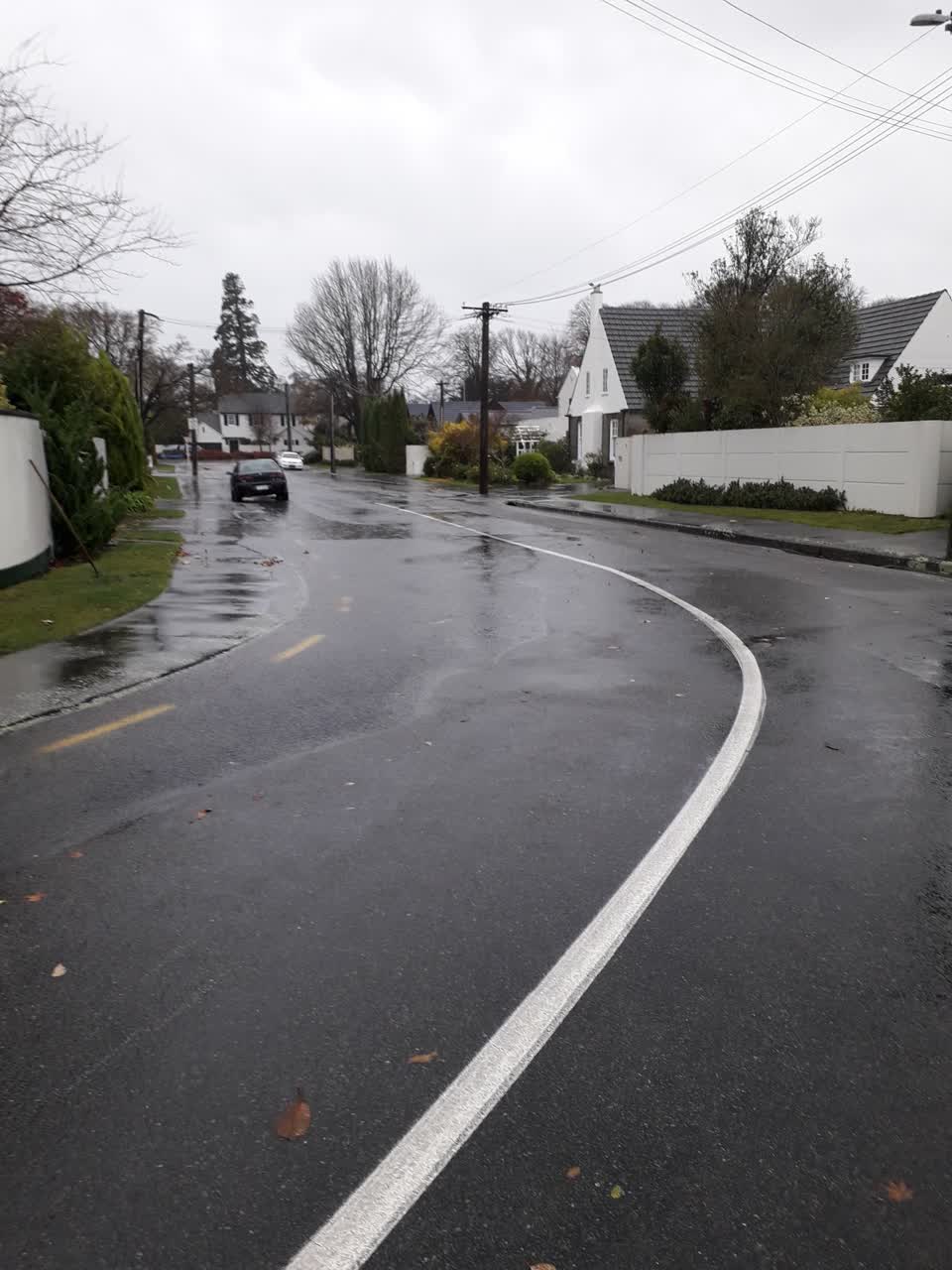 The photograph attached to this flooding report