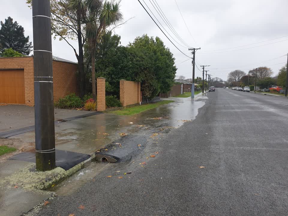 The photograph attached to this wastewater/stormwater report