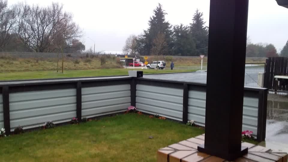 The photograph attached to this flooding report