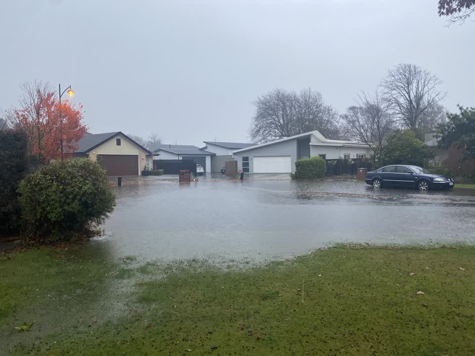 The photograph attached to this flooding report