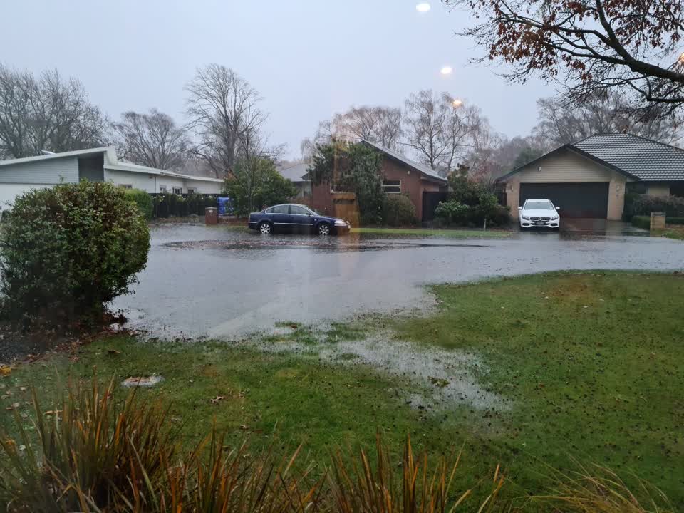 The photograph attached to this flooding report