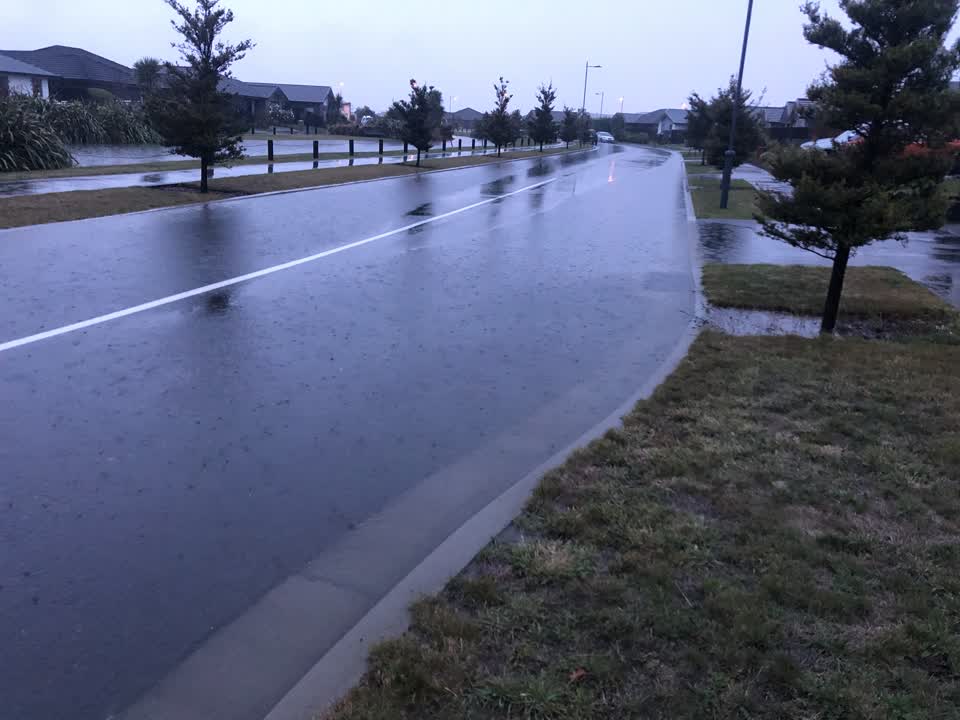 The photograph attached to this flooding report