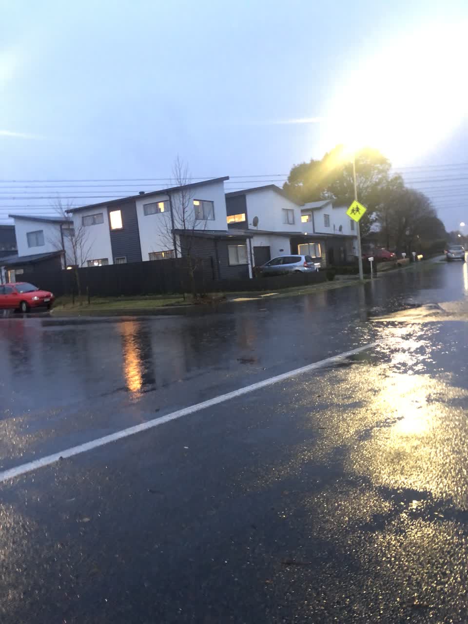 The photograph attached to this flooding report