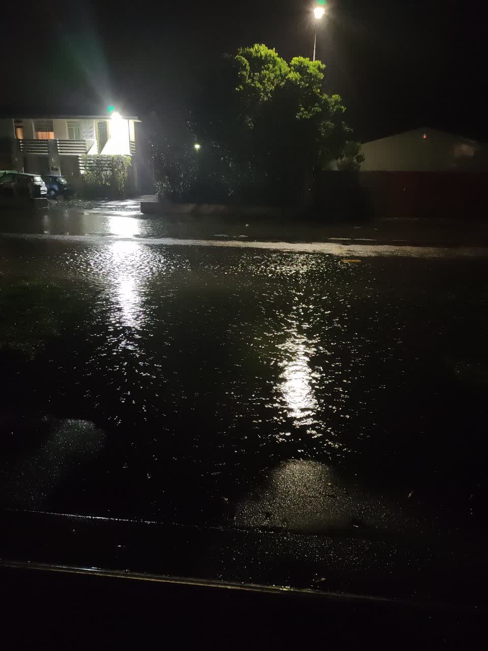 The photograph attached to this flooding report