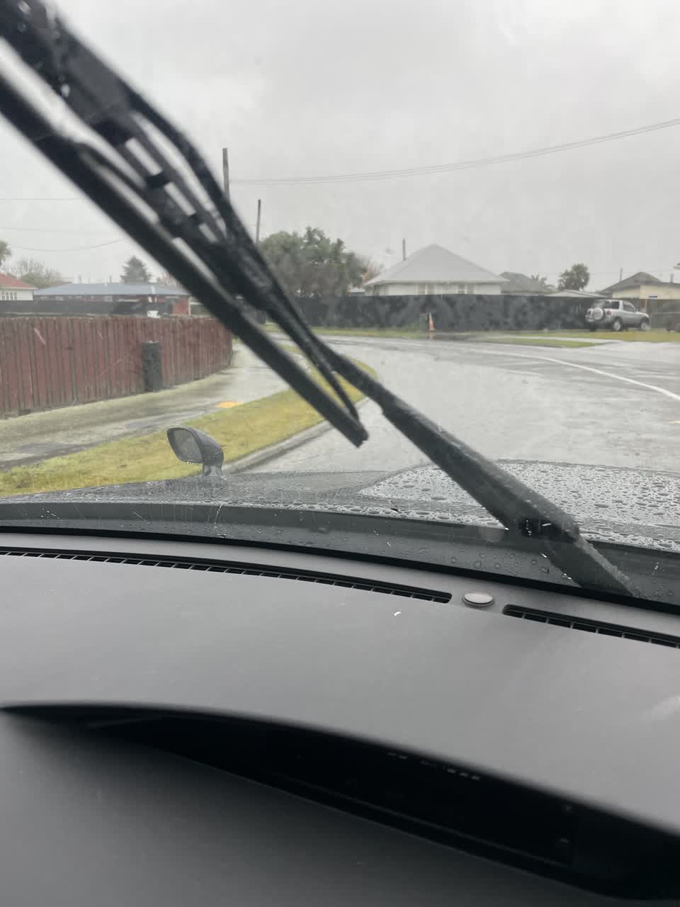The photograph attached to this flooding report