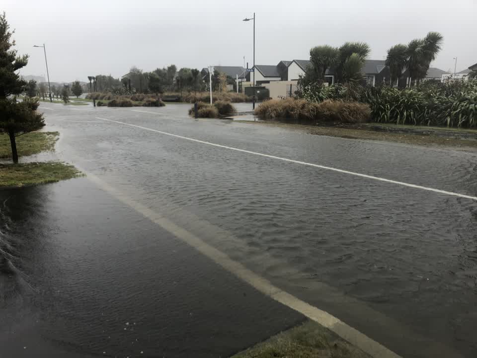 The photograph attached to this flooding report