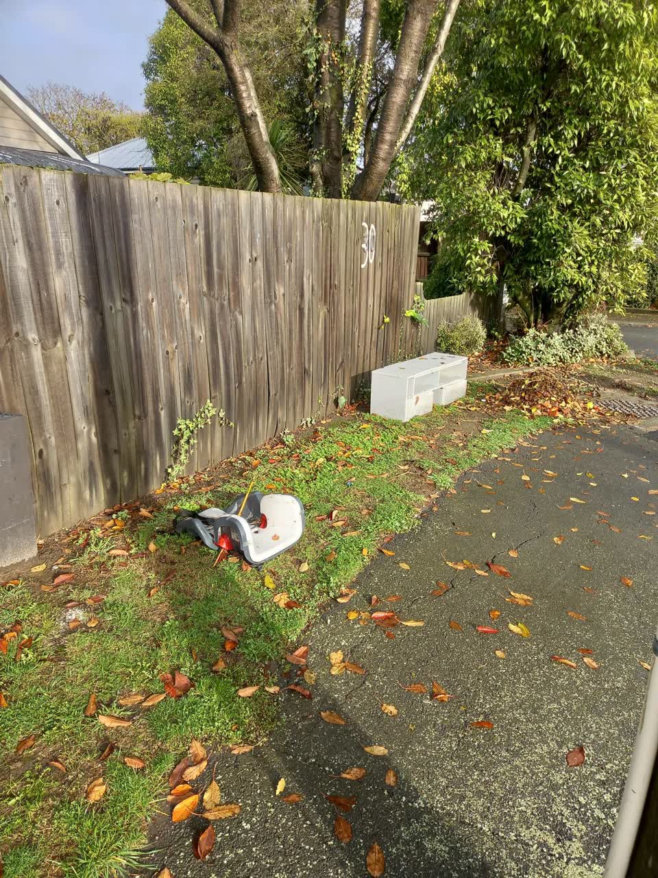 The photograph attached to this rubbish/recycling report
