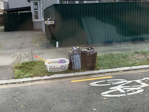 Rubbish/Recycling, a report photo