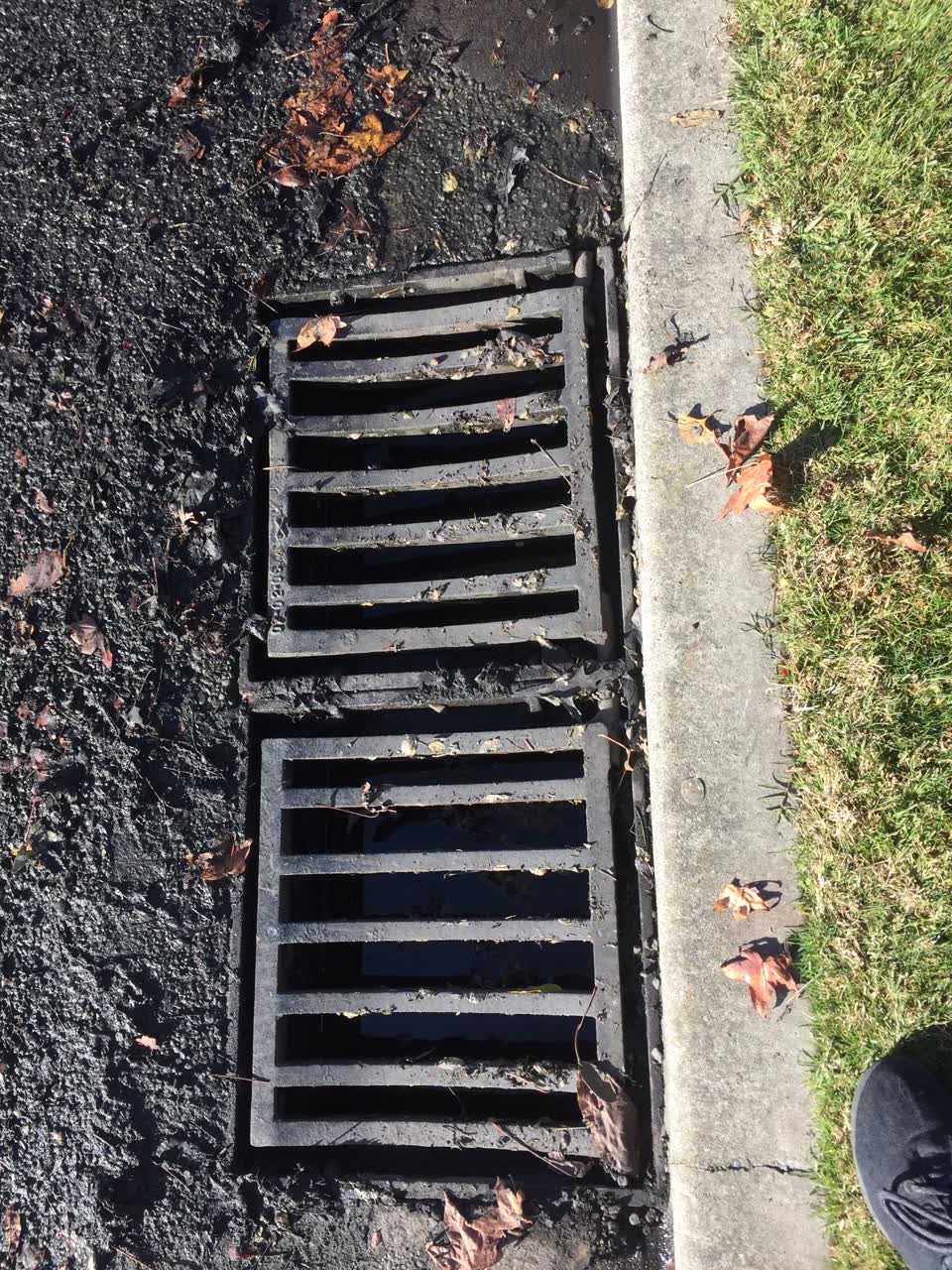 The photograph attached to this wastewater/stormwater report