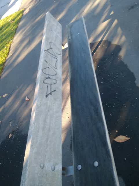 Graffiti, a report photo