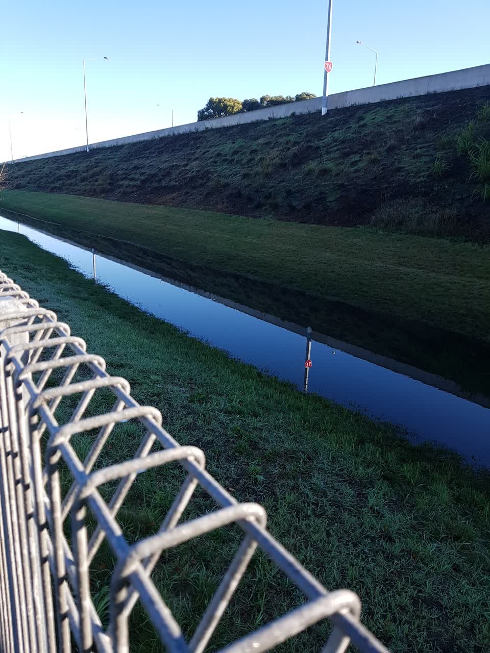 The photograph attached to this wastewater/stormwater report