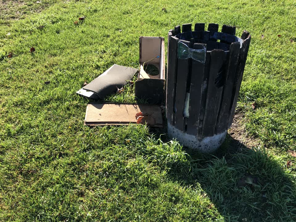 The photograph attached to this parks report
