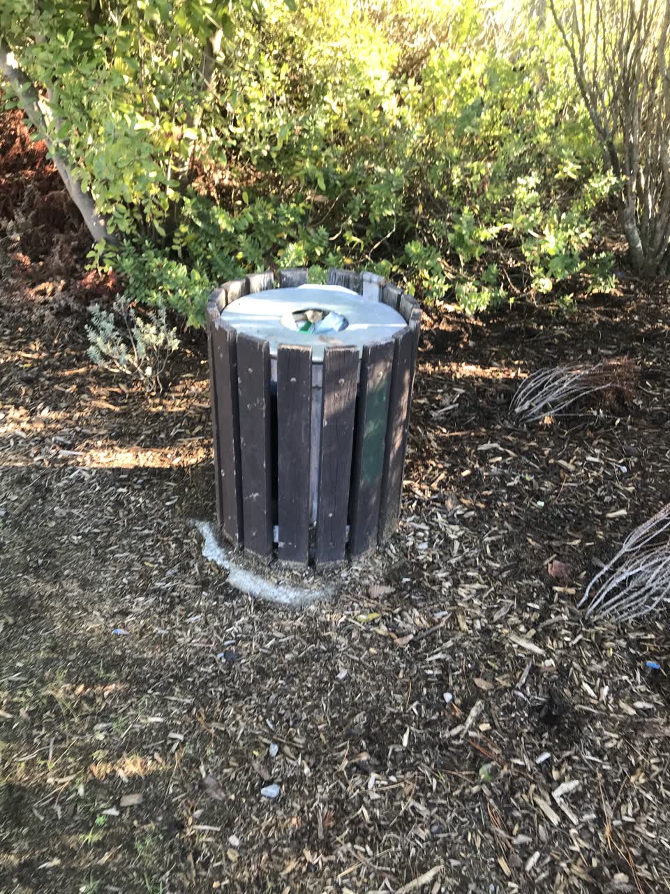 The photograph attached to this rubbish/recycling report