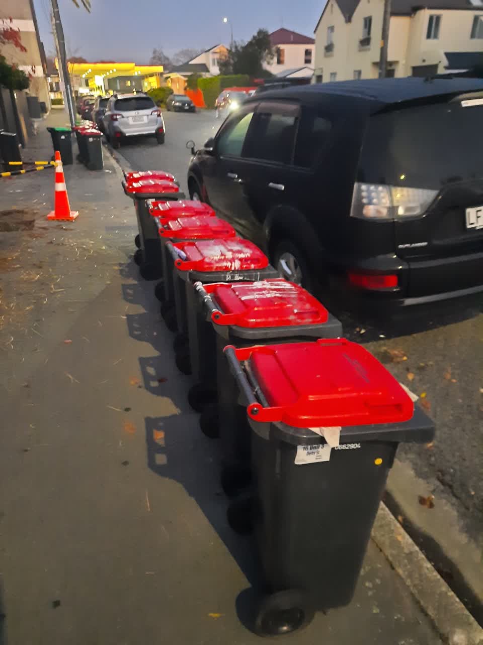 The photograph attached to this rubbish/recycling report