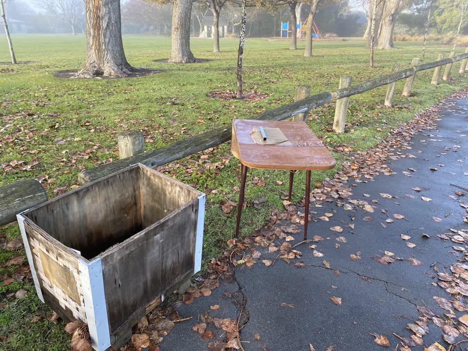 The photograph attached to this rubbish/recycling report