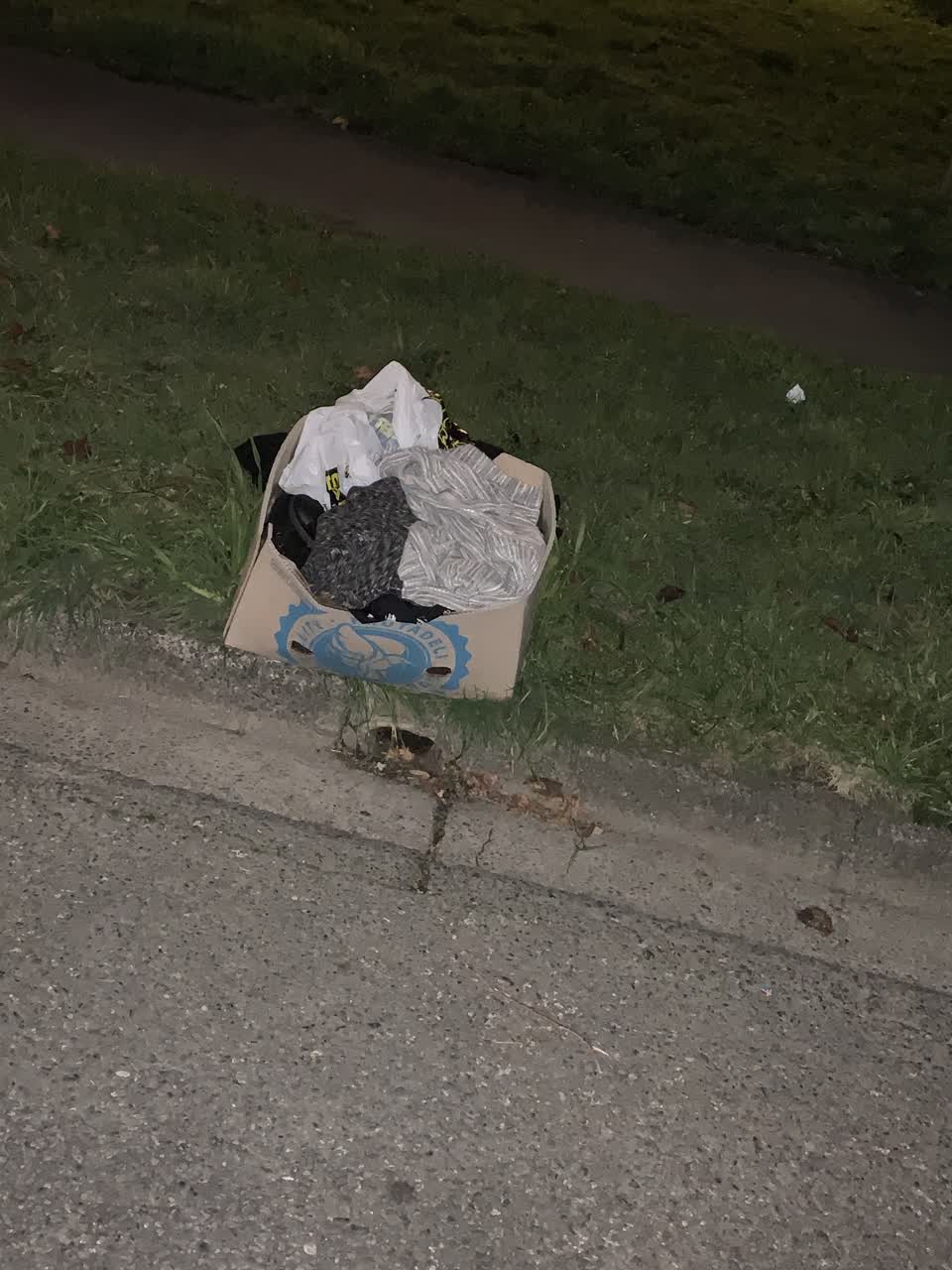The photograph attached to this rubbish/recycling report