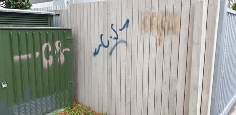 Graffiti, a report photo