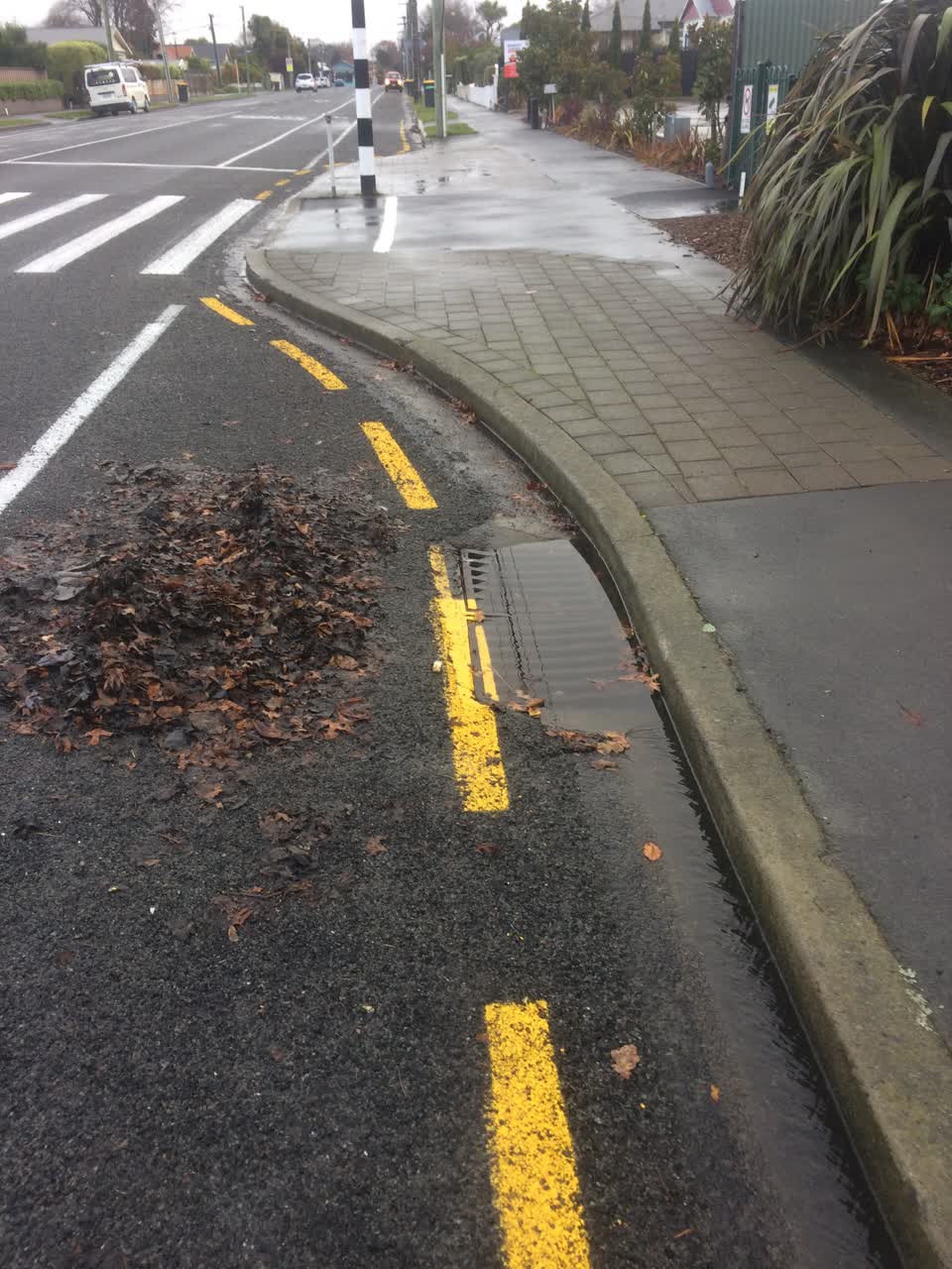 The photograph attached to this wastewater/stormwater report