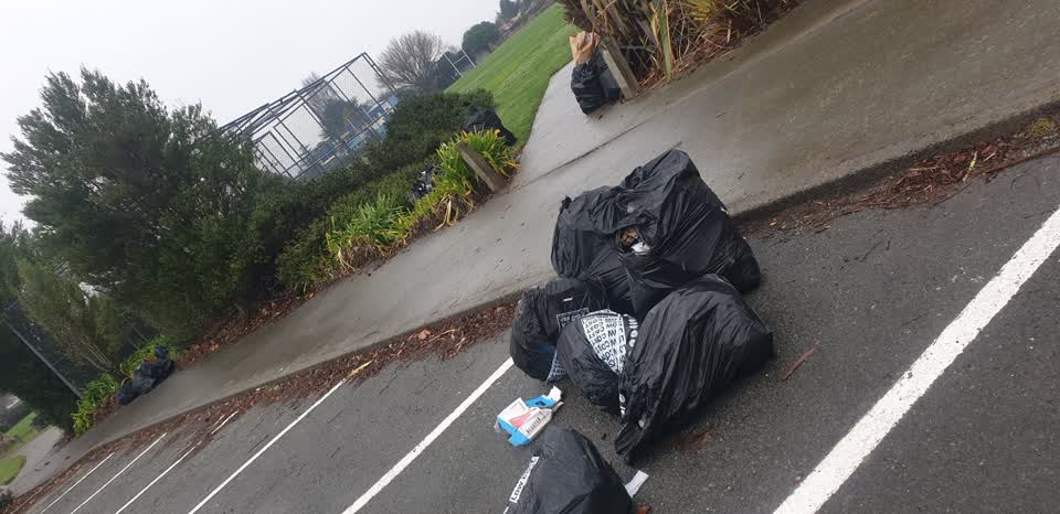 The photograph attached to this rubbish/recycling report