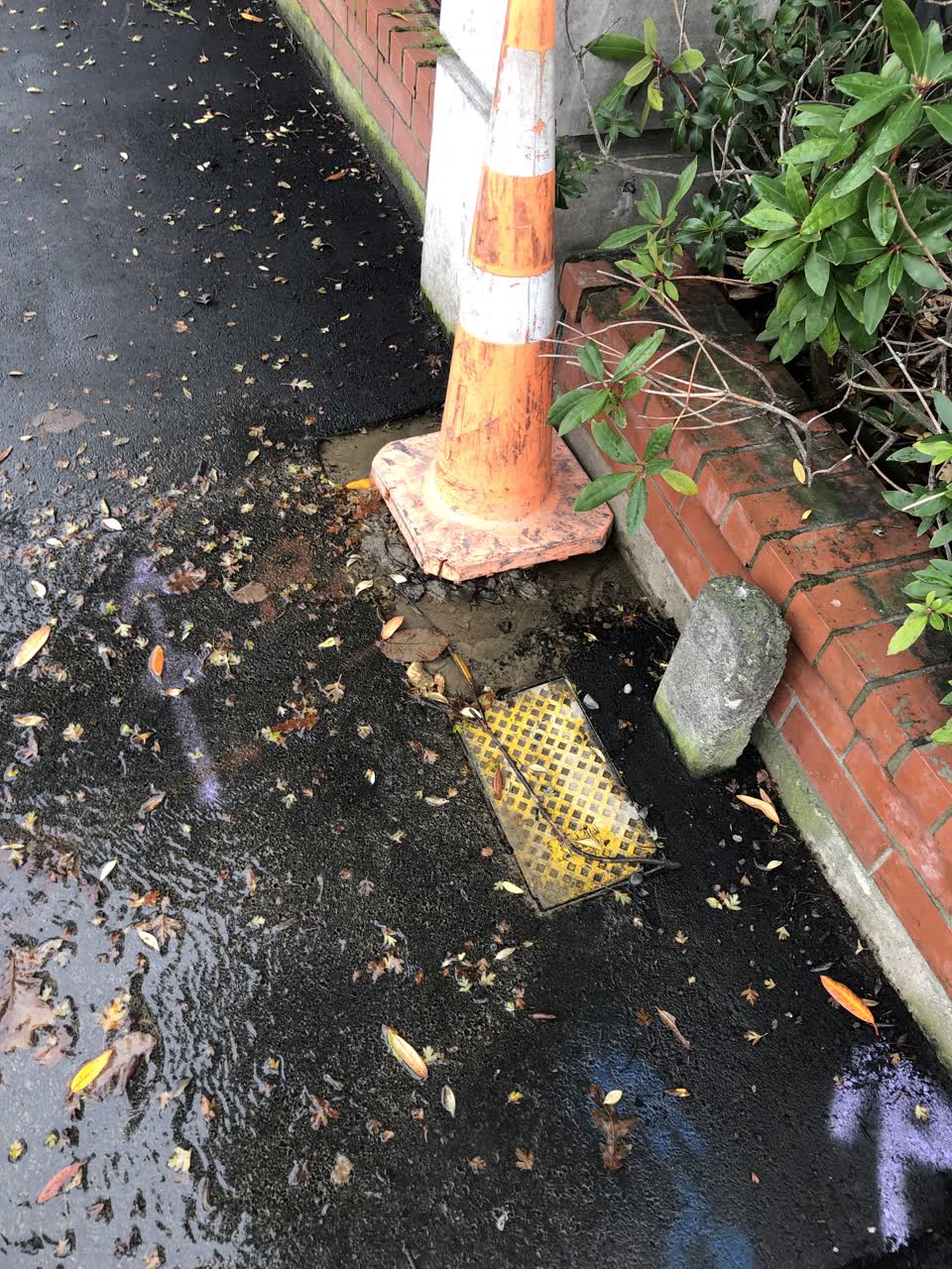 The photograph attached to this wastewater/stormwater report