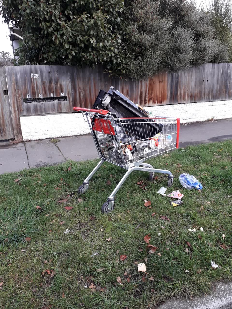 The photograph attached to this rubbish/recycling report