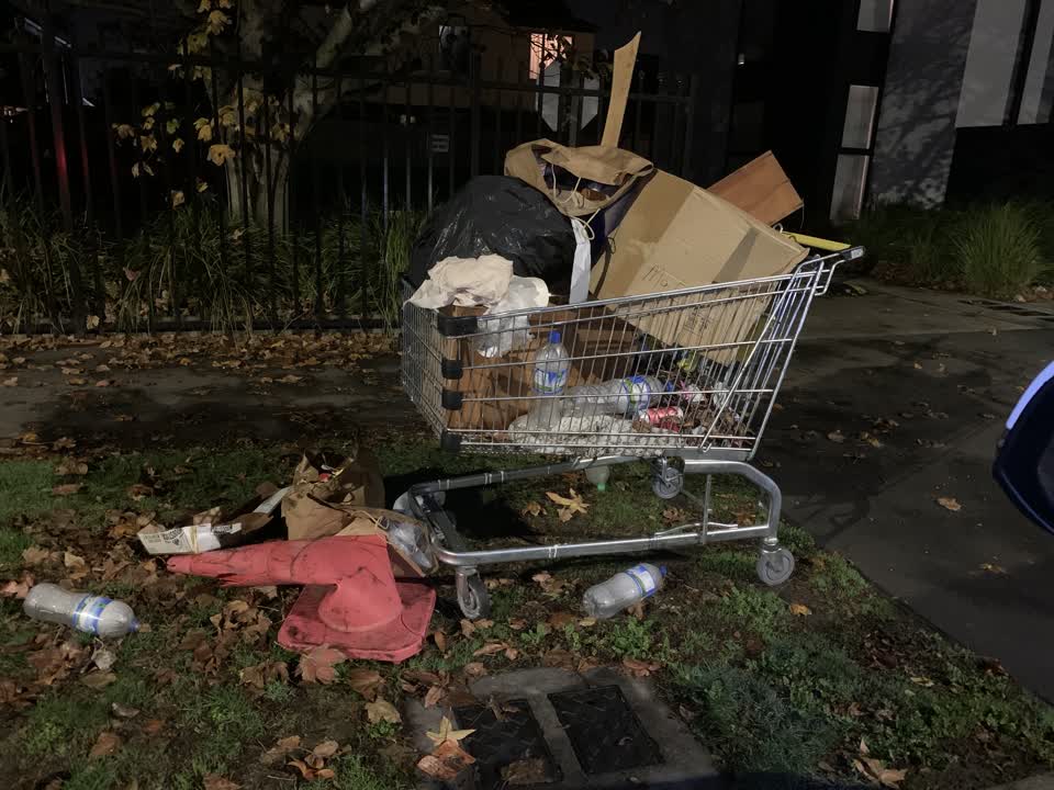The photograph attached to this rubbish/recycling report