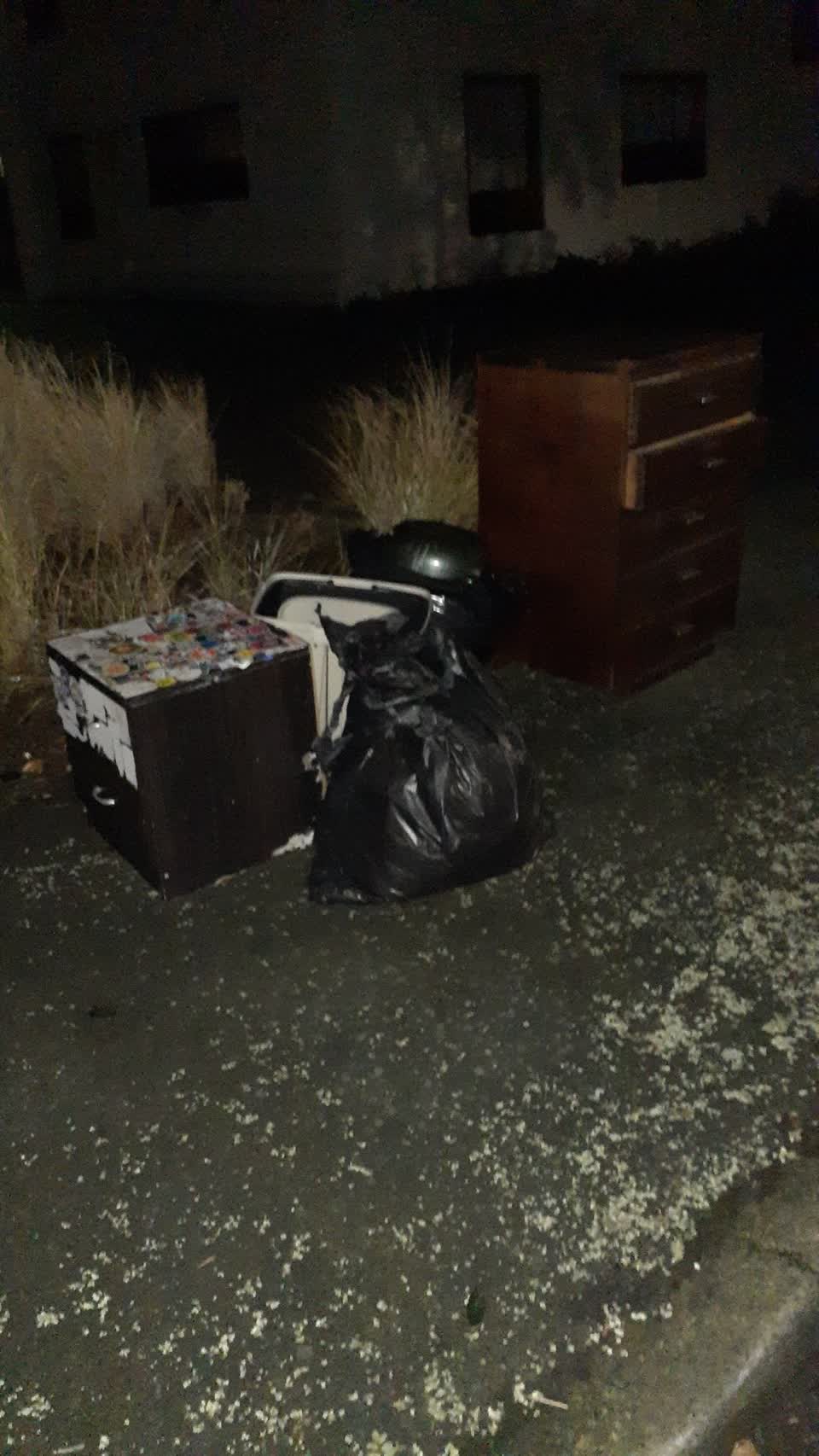 The photograph attached to this rubbish/recycling report