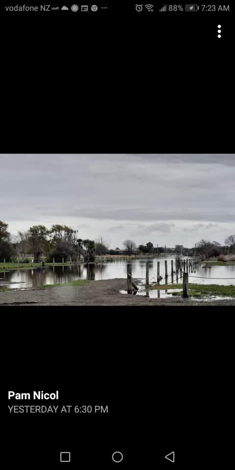 Flooding, a report photo