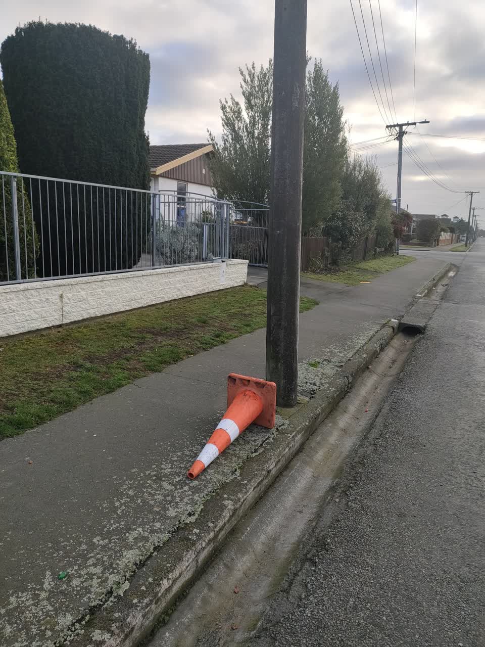 The photograph attached to this rubbish/recycling report