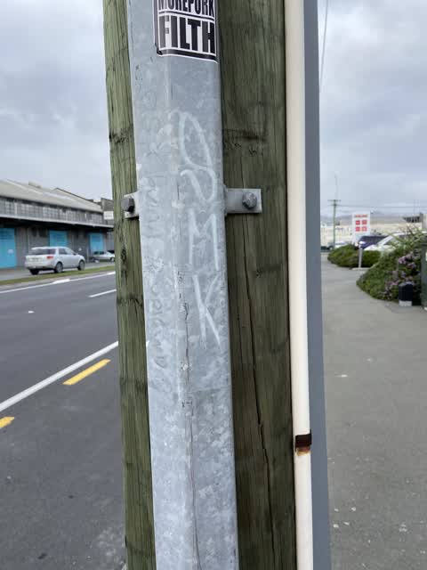 Graffiti, a report photo