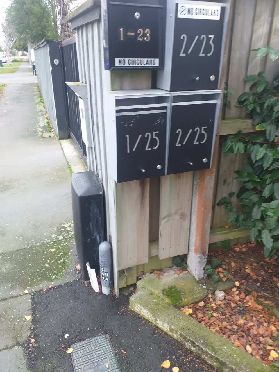 The photograph attached to this flooding report