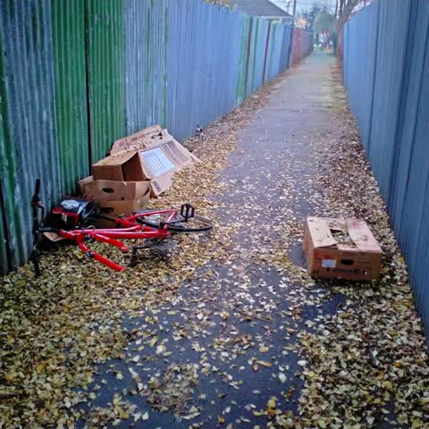 Rubbish/Recycling, a report photo