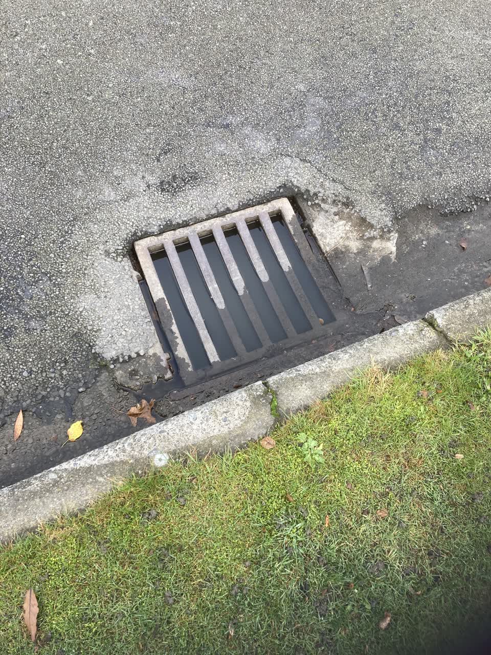 The photograph attached to this wastewater/stormwater report