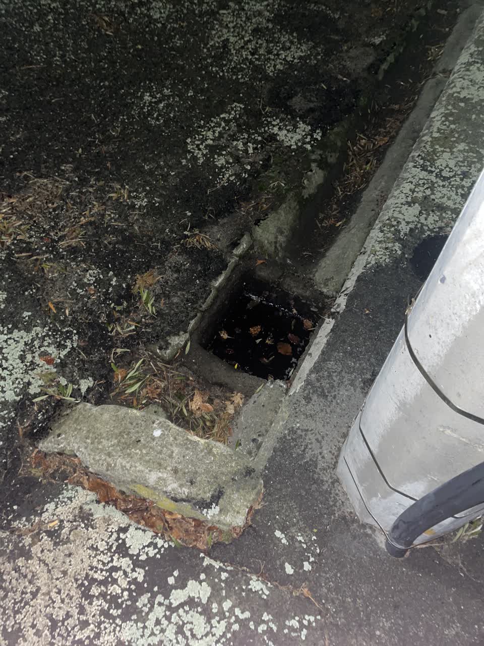 The photograph attached to this wastewater/stormwater report