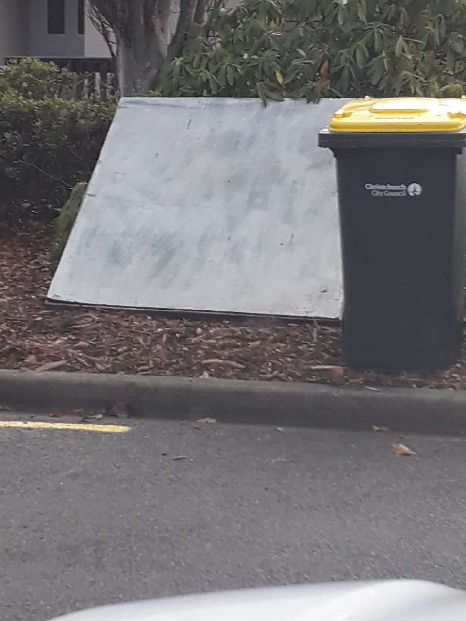 The photograph attached to this rubbish/recycling report