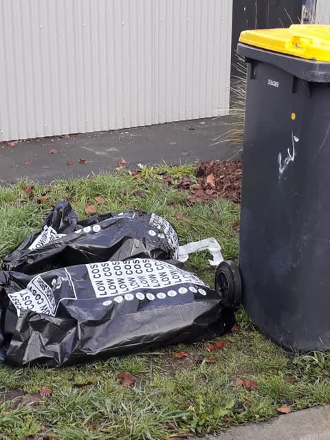 Rubbish/Recycling, a report photo