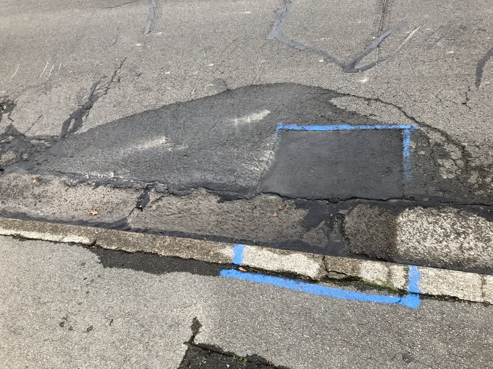 The photograph attached to this water leak report
