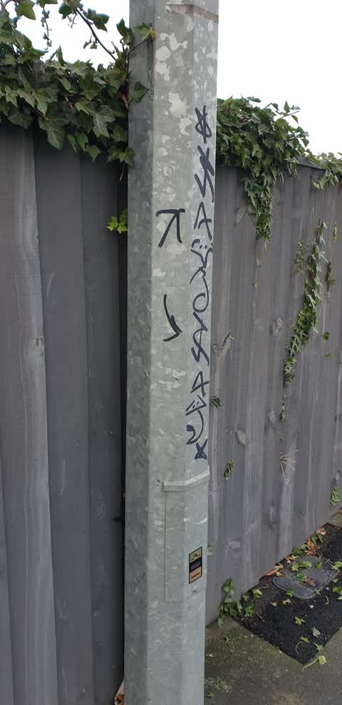 Graffiti, a report photo