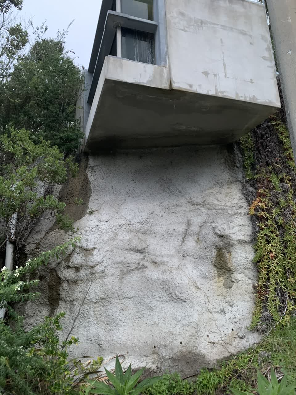 The photograph attached to this water leak report